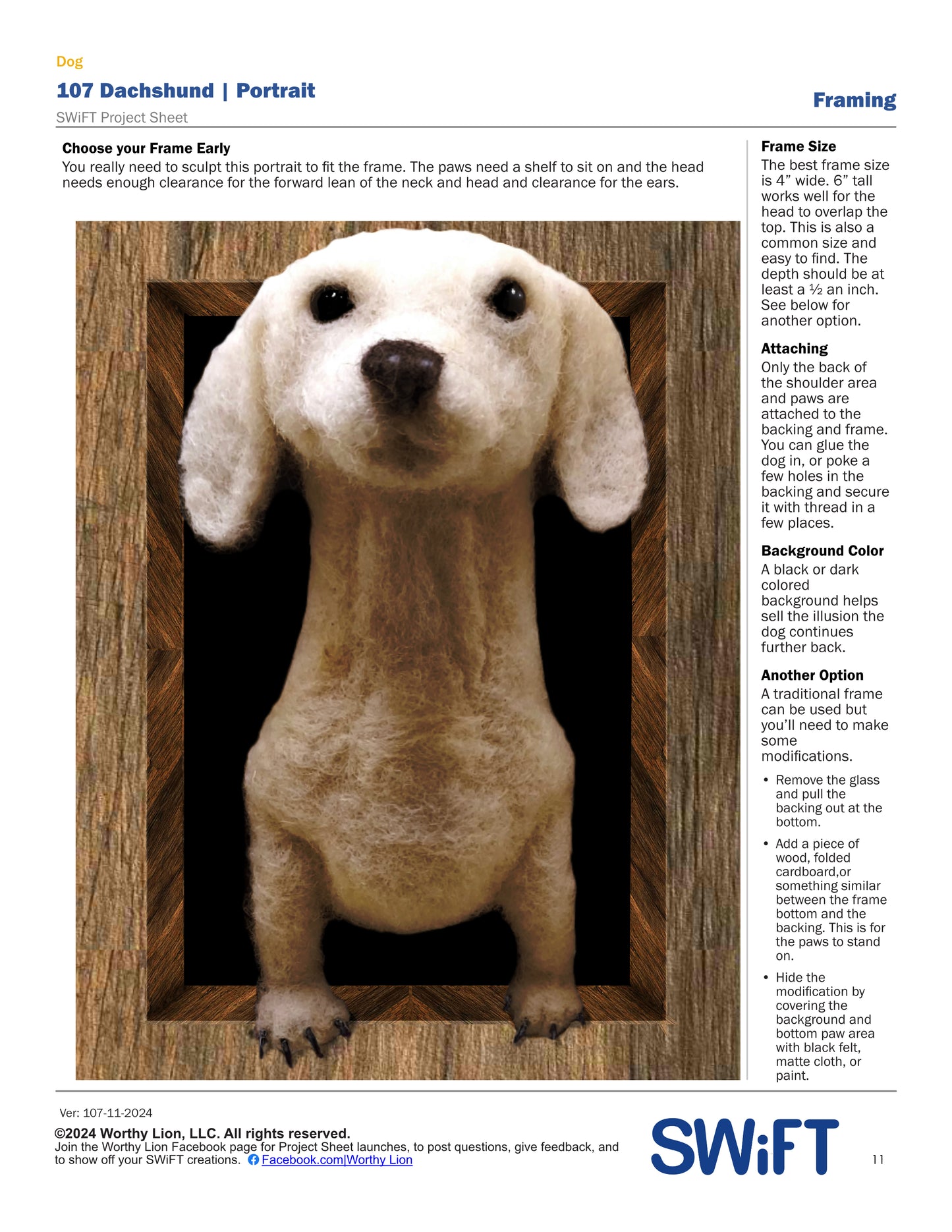 Dog: 107B | Dachshund | Portrait Full Length