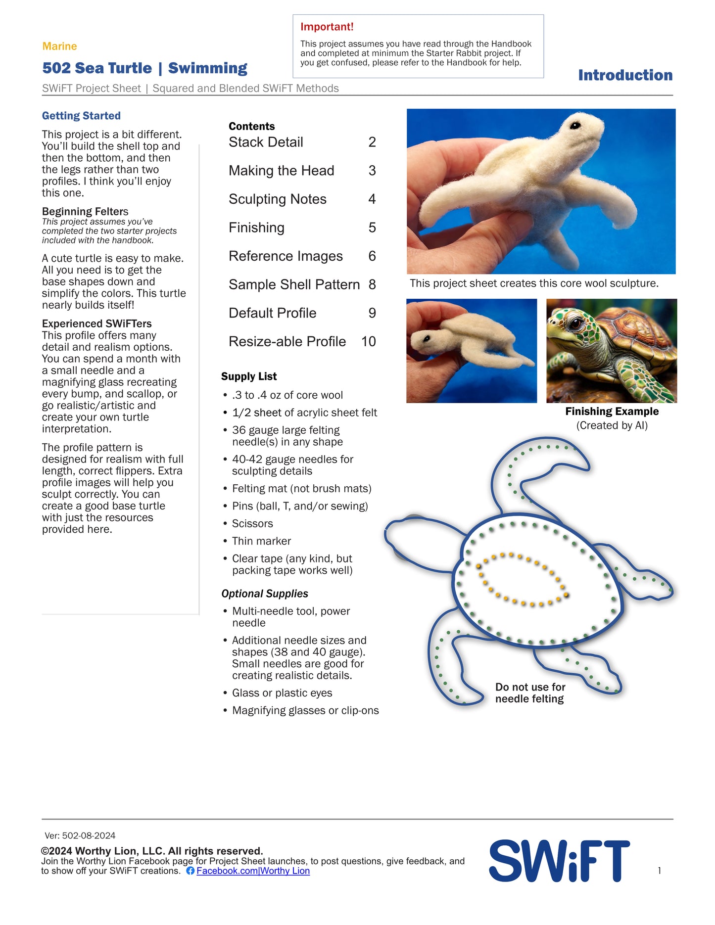 Marine: 512B | Sea Turtle | Swimming