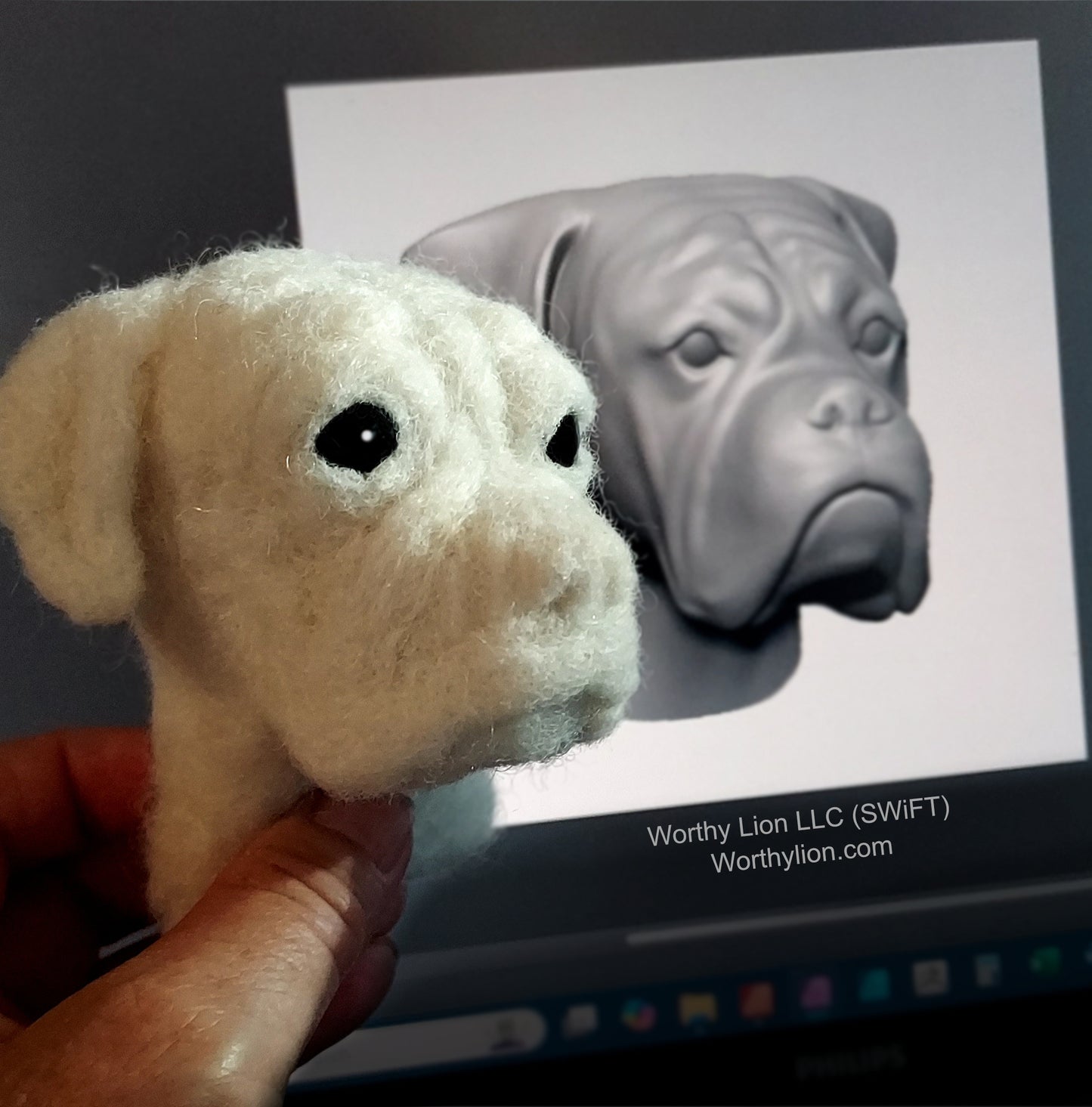 Dog: 105B | Boxer | Portrait
